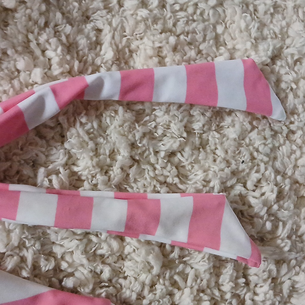 Victoria's Secret Pink and White Bikini NWOT - Picture 8 of 9